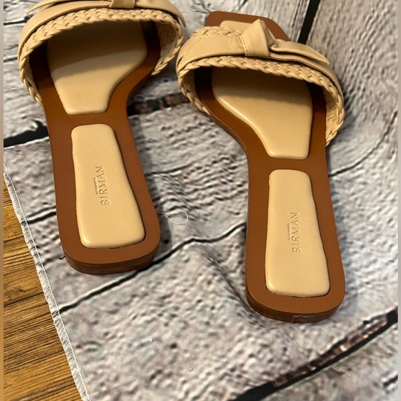 ALEXANDRE BIRMAN-Clarita Woven Leather Slide Sandals-36.5 - Picture 3 of 7